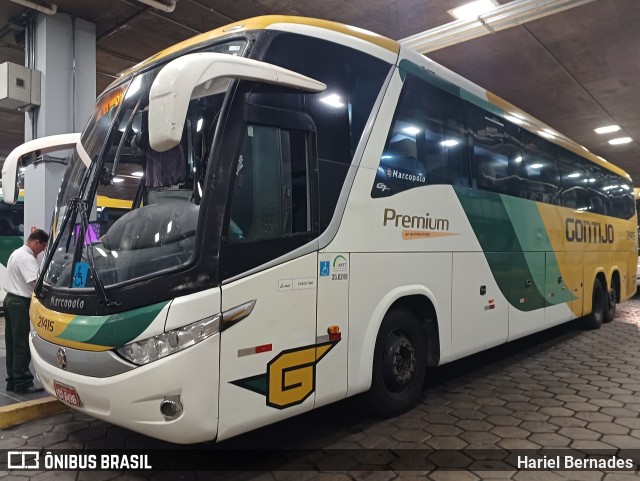 Empresa Gontijo de Transportes 21415 na cidade de Belo Horizonte, Minas Gerais, Brasil, por Hariel Bernades. Número da foto: #11556831.