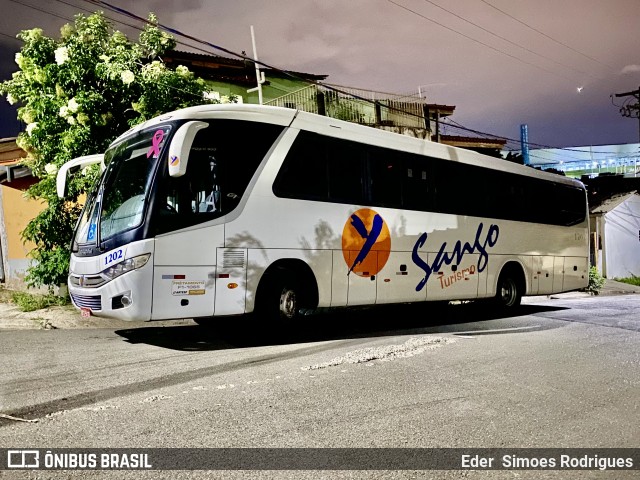 Sango Transportes Turísticos 1202 na cidade de Hortolândia, São Paulo, Brasil, por Eder  Simoes Rodrigues. ID da foto: 11554834.