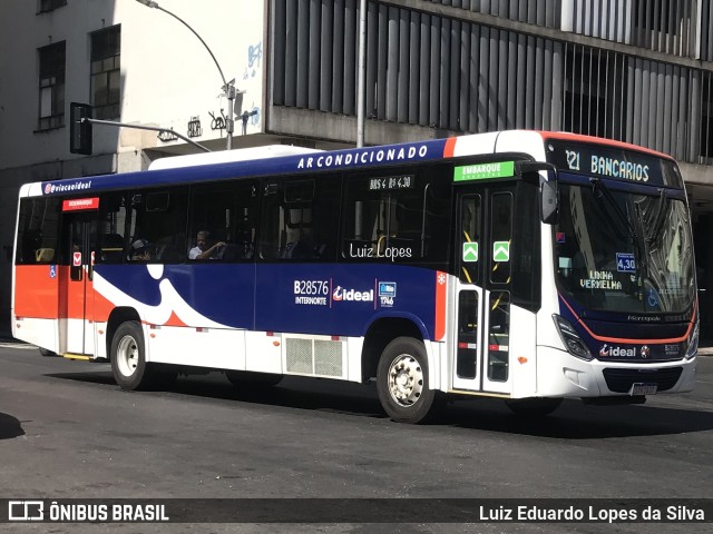 Viação Ideal B28576 na cidade de Rio de Janeiro, Rio de Janeiro, Brasil, por Luiz Eduardo Lopes da Silva. Número da foto: #11554239.