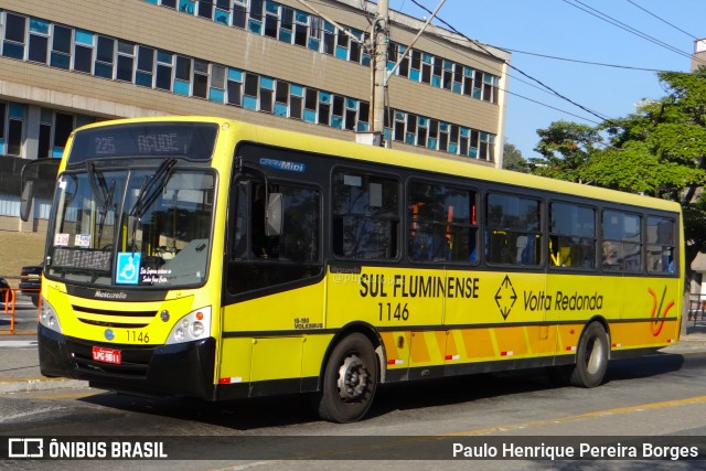 Viação Sul Fluminense 1146 na cidade de Volta Redonda, Rio de Janeiro, Brasil, por Paulo Henrique Pereira Borges. Número da foto: #11556319.