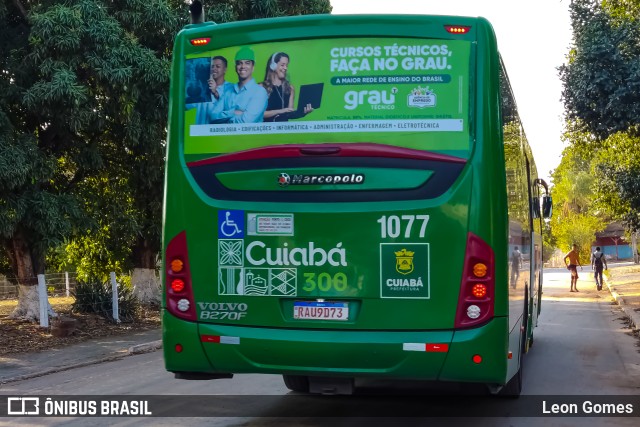 Viação Paraense Cuiabá Transportes 1077 na cidade de Cuiabá, Mato Grosso, Brasil, por Leon Gomes. Número da foto: #11556206.