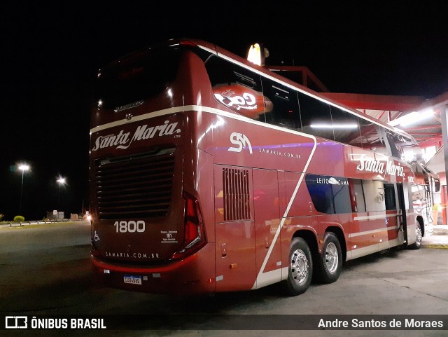 Santa Maria Fretamento e Turismo > Transportes Santa Maria(SP) 1800 na cidade de Perdões, Minas Gerais, Brasil, por Andre Santos de Moraes. Número da foto: #11555393.
