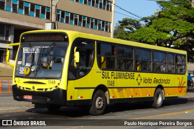 Viação Sul Fluminense 1148 na cidade de Volta Redonda, Rio de Janeiro, Brasil, por Paulo Henrique Pereira Borges. Número da foto: #11556357.