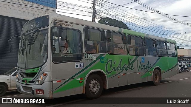 Cidade Verde Transporte Rodoviário 1304 na cidade de Sarandi, Paraná, Brasil, por Luiz Scaff. ID da foto: 11557713.