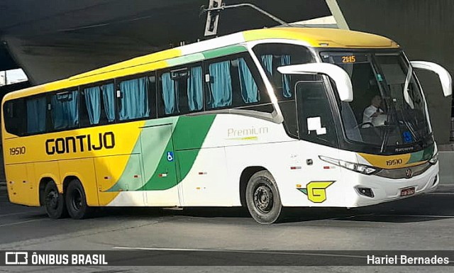 Empresa Gontijo de Transportes 19510 na cidade de Belo Horizonte, Minas Gerais, Brasil, por Hariel Bernades. Número da foto: #11558312.