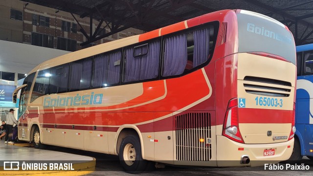 Auto Viação Goianésia 165003-3 na cidade de Goiânia, Goiás, Brasil, por Fábio Paixão. Número da foto: #11558098.
