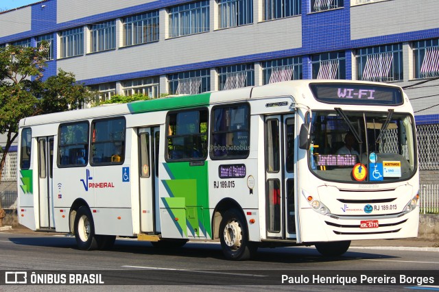 Viação Pinheiral RJ 189.015 na cidade de Volta Redonda, Rio de Janeiro, Brasil, por Paulo Henrique Pereira Borges. Número da foto: #11559294.