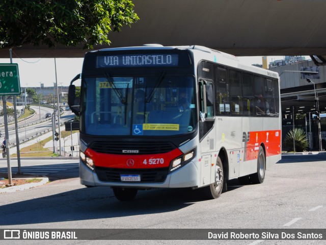 Allibus Transportes 4 5270 na cidade de São Paulo, São Paulo, Brasil, por David Roberto Silva Dos Santos. ID da foto: 11558397.