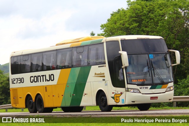 Empresa Gontijo de Transportes 12730 na cidade de Barra do Piraí, Rio de Janeiro, Brasil, por Paulo Henrique Pereira Borges. ID da foto: 11558956.