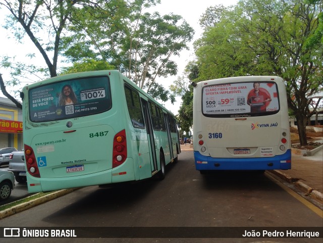 Viação Paraty 8487 na cidade de Jaú, São Paulo, Brasil, por João Pedro Henrique. Número da foto: #11557109.