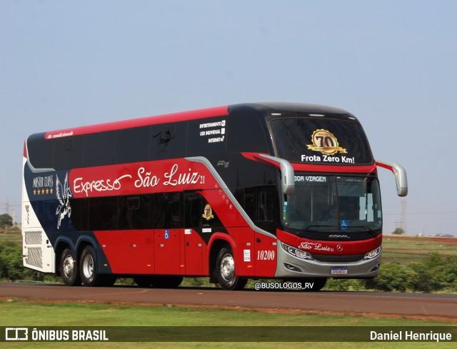 Expresso São Luiz 10200 na cidade de Rio Verde, Goiás, Brasil, por Daniel Henrique. Número da foto: #11557638.