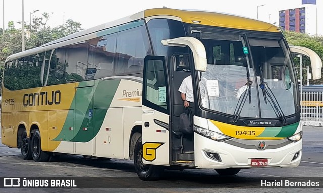 Empresa Gontijo de Transportes 19435 na cidade de Belo Horizonte, Minas Gerais, Brasil, por Hariel Bernades. Número da foto: #11558209.