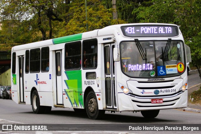 Viação Pinheiral RJ 189.014 na cidade de Volta Redonda, Rio de Janeiro, Brasil, por Paulo Henrique Pereira Borges. Número da foto: #11559180.