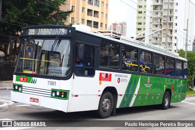 Next Mobilidade - ABC Sistema de Transporte 7061 na cidade de Diadema, São Paulo, Brasil, por Paulo Henrique Pereira Borges. Número da foto: #11561794.