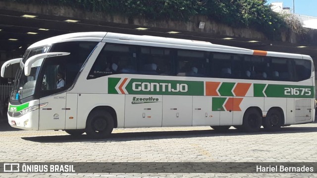 Empresa Gontijo de Transportes 21675 na cidade de Belo Horizonte, Minas Gerais, Brasil, por Hariel Bernades. ID da foto: 11561312.