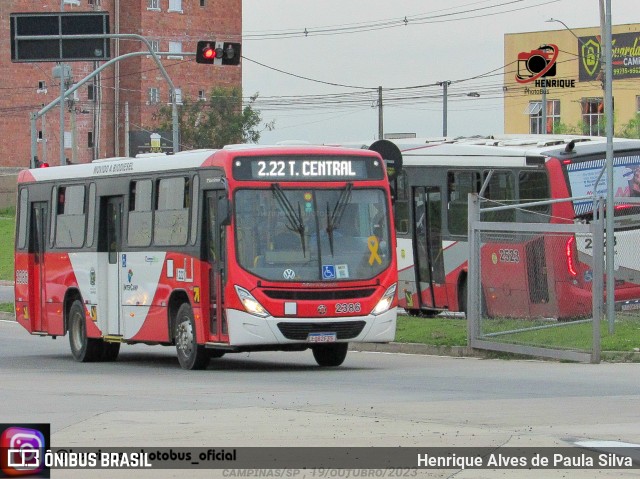 Expresso CampiBus 2386 na cidade de Campinas, São Paulo, Brasil, por Henrique Alves de Paula Silva. Número da foto: #11561593.