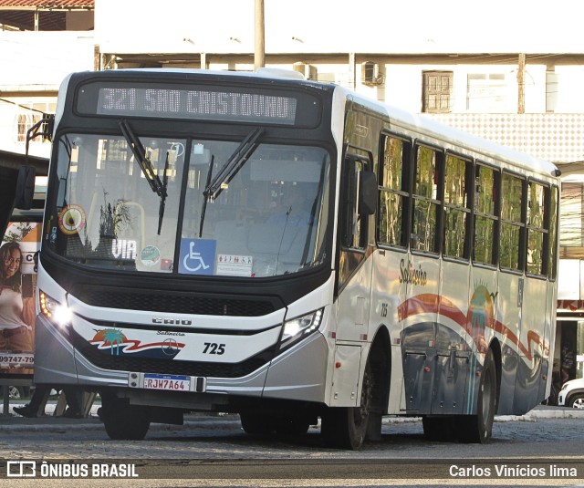 Auto Viação Salineira 725 na cidade de Cabo Frio, Rio de Janeiro, Brasil, por Carlos Vinícios lima. ID da foto: 11561924.