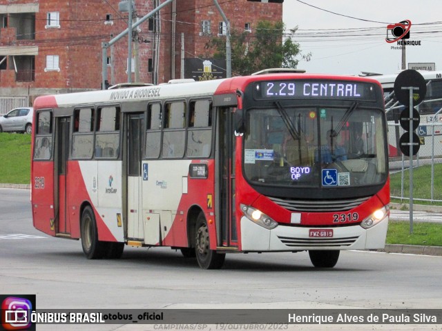 Expresso CampiBus 2319 na cidade de Campinas, São Paulo, Brasil, por Henrique Alves de Paula Silva. Número da foto: #11561608.
