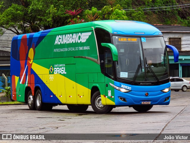 Viação Águia Branca 32930 na cidade de Ilhéus, Bahia, Brasil, por João Victor. Número da foto: #11560214.