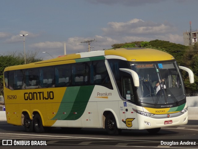 Empresa Gontijo de Transportes 19290 na cidade de Uberlândia, Minas Gerais, Brasil, por Douglas Andrez. ID da foto: 11560792.