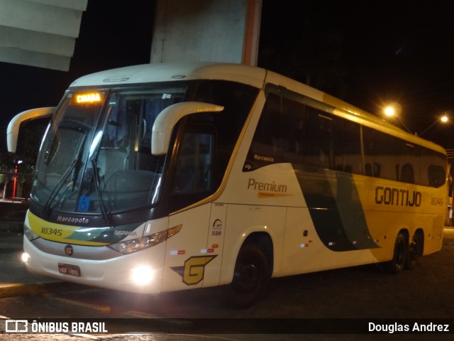 Empresa Gontijo de Transportes 18345 na cidade de Itumbiara, Goiás, Brasil, por Douglas Andrez. Número da foto: #11560785.