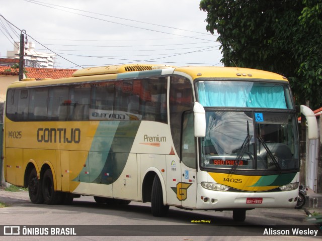 Empresa Gontijo de Transportes 14025 na cidade de Fortaleza, Ceará, Brasil, por Alisson Wesley. ID da foto: 11561780.