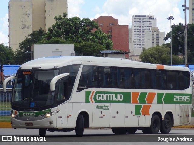 Empresa Gontijo de Transportes 21395 na cidade de Goiânia, Goiás, Brasil, por Douglas Andrez. ID da foto: 11560804.