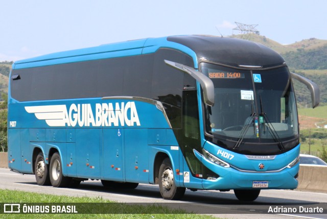 Viação Águia Branca 14017 na cidade de Roseira, São Paulo, Brasil, por Adriano Duarte. Número da foto: #11562785.