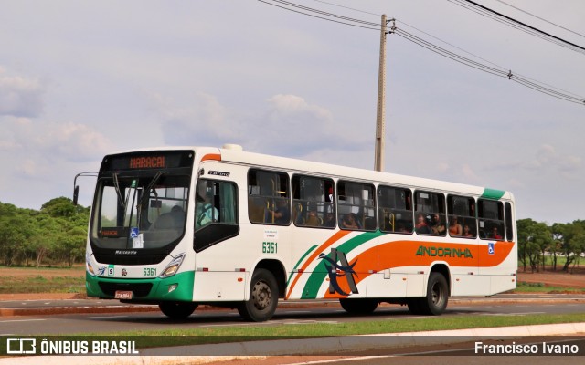 Empresa de Transportes Andorinha 6361 na cidade de Assis, São Paulo, Brasil, por Francisco Ivano. ID da foto: 11563864.