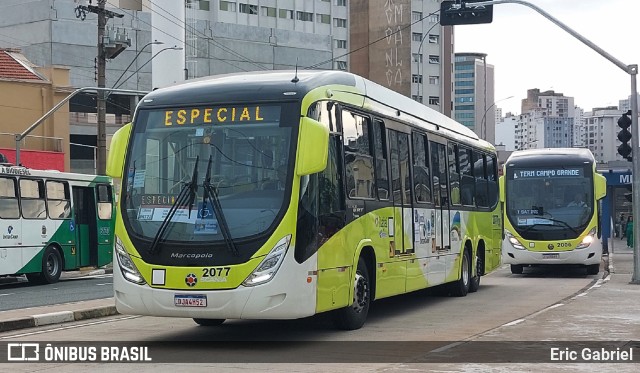 Itajaí Transportes Coletivos 2077 na cidade de Campinas, São Paulo, Brasil, por Eric Gabriel. ID da foto: 11564166.