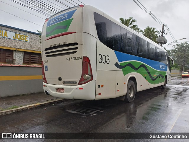 Bel-Tour Transportes e Turismo 303 na cidade de Duque de Caxias, Rio de Janeiro, Brasil, por Gustavo Coutinho. Número da foto: #11564565.