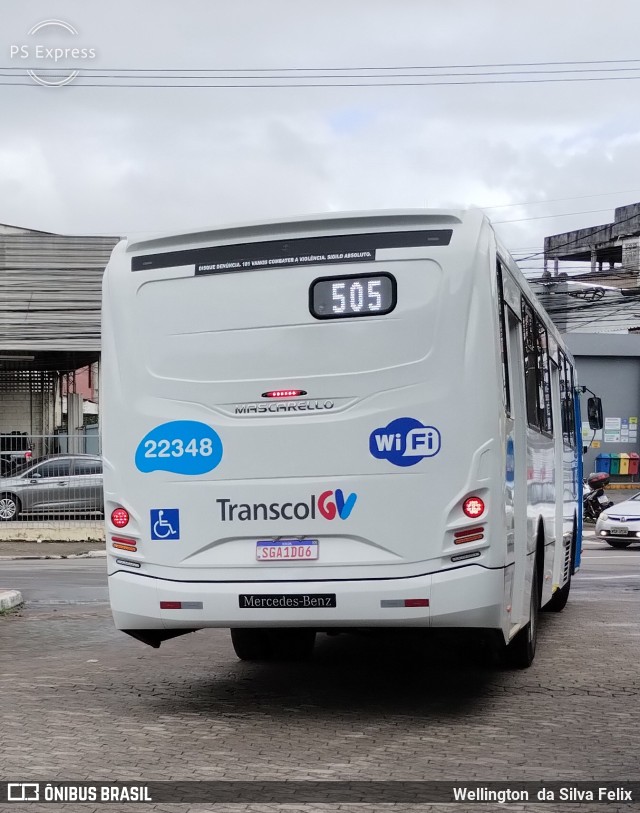 Nova Transporte 22348 na cidade de Serra, Espírito Santo, Brasil, por Wellington  da Silva Felix. Número da foto: #11562818.