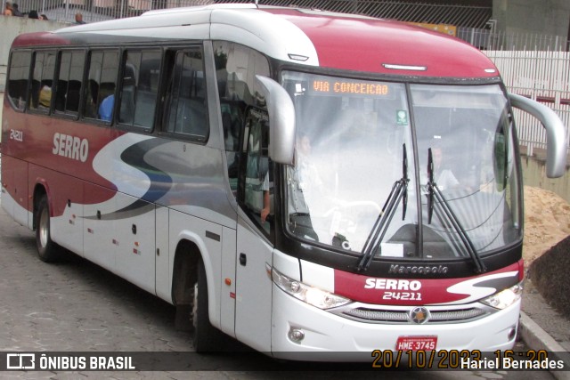 Viação Serro 24211 na cidade de Belo Horizonte, Minas Gerais, Brasil, por Hariel Bernades. Número da foto: #11563070.