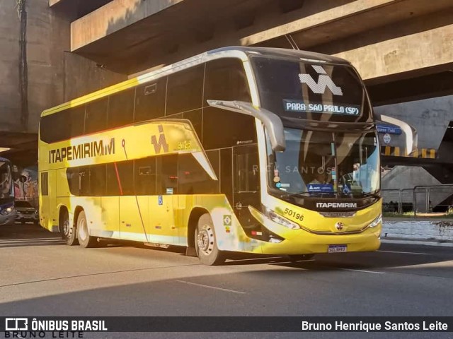 Viação Itapemirim 50196 na cidade de São Paulo, São Paulo, Brasil, por Bruno Henrique Santos Leite. ID da foto: 11564502.