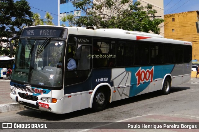 Auto Viação 1001 RJ 108.178 na cidade de Macaé, Rio de Janeiro, Brasil, por Paulo Henrique Pereira Borges. Número da foto: #11564312.