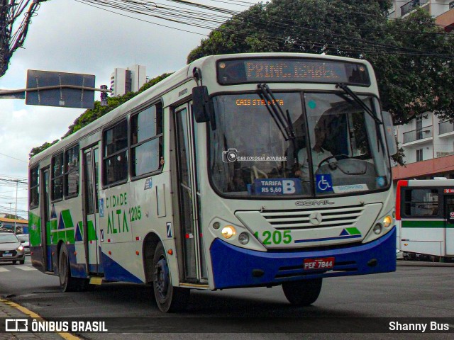 Cidade Alta Transportes 1.205 na cidade de Recife, Pernambuco, Brasil, por Shanny Bus. Número da foto: #11563891.