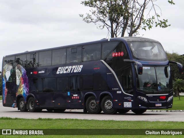 Eucatur - Empresa União Cascavel de Transportes e Turismo 5535 na cidade de Florianópolis, Santa Catarina, Brasil, por Cleiton Rodrigues. Número da foto: #11563003.