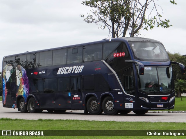 Eucatur - Empresa União Cascavel de Transportes e Turismo 5535 na cidade de Florianópolis, Santa Catarina, Brasil, por Cleiton Rodrigues. ID da foto: 11563003.