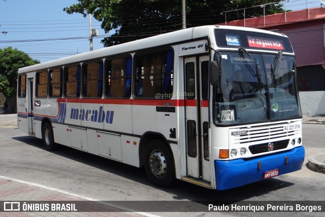 Transportadora Macabu RJ 221.014 na cidade de Macaé, Rio de Janeiro, Brasil, por Paulo Henrique Pereira Borges. ID da foto: 11564288.