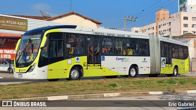 Expresso CampiBus 2537 na cidade de Campinas, São Paulo, Brasil, por Eric Gabriel. ID da foto: 11564179.