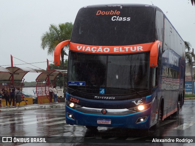 Viação Eltur > Eltur Turismo 2304 na cidade de Aparecida, São Paulo, Brasil, por Alexandre Rodrigo. ID da foto: 11562842.