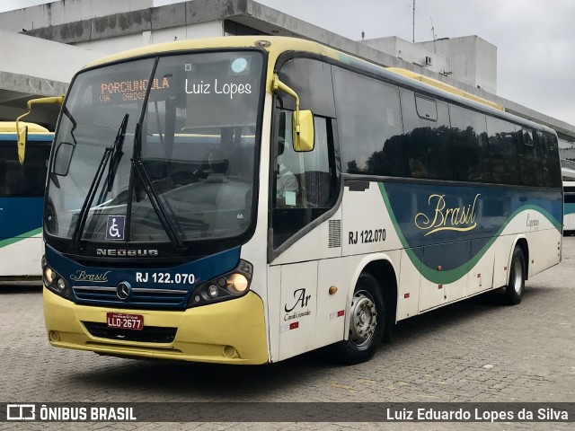 Brasil SA Transporte e Turismo RJ 122.070 na cidade de Campos dos Goytacazes, Rio de Janeiro, Brasil, por Luiz Eduardo Lopes da Silva. ID da foto: 11563788.