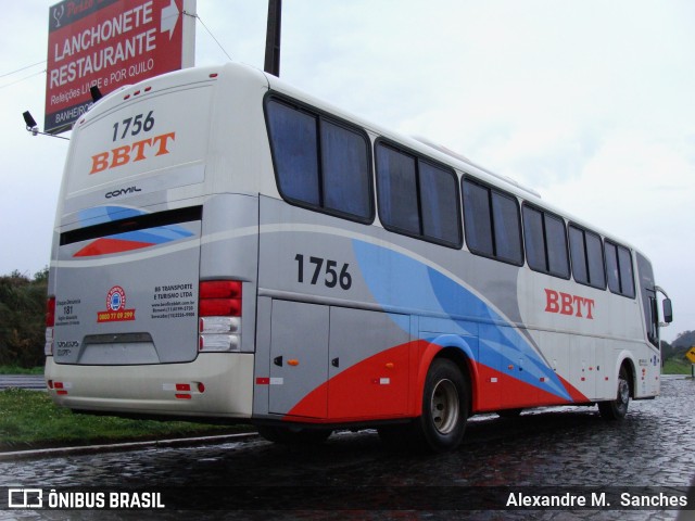 BBTT - Benfica Barueri Transporte e Turismo 1756 na cidade de General Carneiro, Paraná, Brasil, por Alexandre M.  Sanches. ID da foto: 11563885.