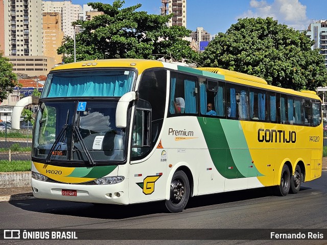 Empresa Gontijo de Transportes 14020 na cidade de Ribeirão Preto, São Paulo, Brasil, por Fernando Reis. ID da foto: 11564626.