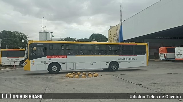 Viação Araguarina 3169 na cidade de Goiânia, Goiás, Brasil, por Udiston Teles de Oliveira. ID da foto: 11565534.