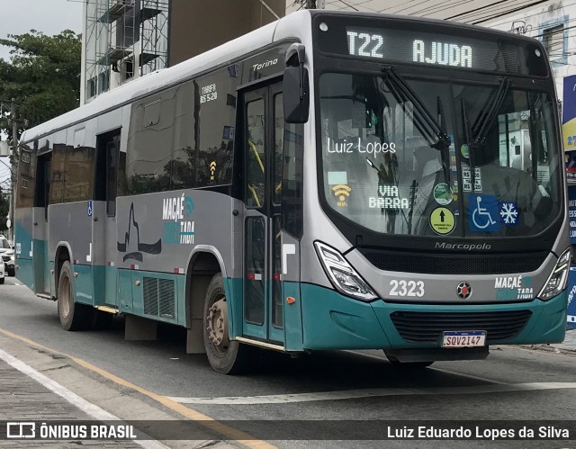 SIT Macaé Transportes 2323 na cidade de Macaé, Rio de Janeiro, Brasil, por Luiz Eduardo Lopes da Silva. ID da foto: 11566665.