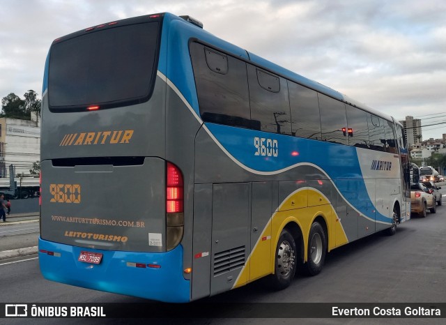 Aritur Transporte e Turismo 9600 na cidade de Cariacica, Espírito Santo, Brasil, por Everton Costa Goltara. ID da foto: 11567999.