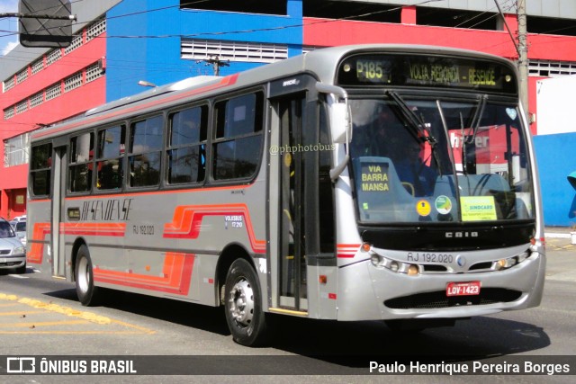 Viação Resendense RJ 192.020 na cidade de Volta Redonda, Rio de Janeiro, Brasil, por Paulo Henrique Pereira Borges. Número da foto: #11567276.