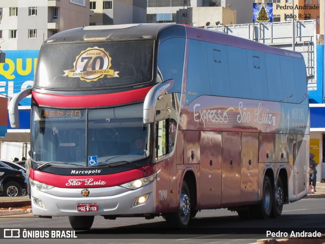 Expresso São Luiz 7890 na cidade de Taguatinga, Distrito Federal, Brasil, por Pedro Andrade. Número da foto: #11565622.