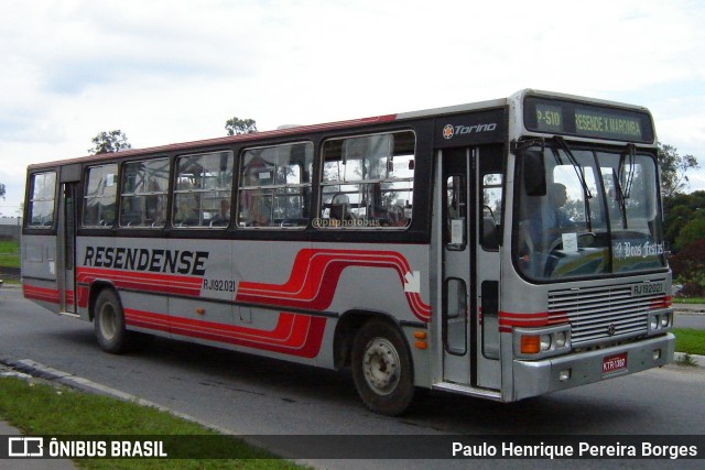 Viação Resendense RJ 192.021 na cidade de Resende, Rio de Janeiro, Brasil, por Paulo Henrique Pereira Borges. Número da foto: #11567288.